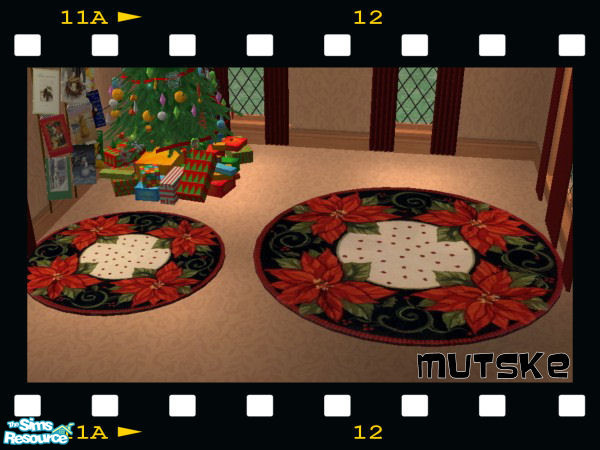 Sims 2 — Christmas Rugs 01 by Mutske — Christmas Rugs!!!!!