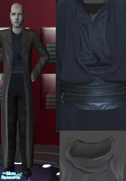 Sim Resource Robe The Sims Resource | Darth Sim Robe