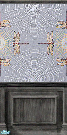 Sims 2 — Motheaten Faded by c_literati — Yet another set of seamless antique-style walls. TSRAA. 