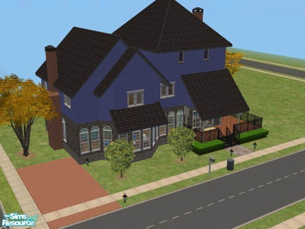 Sims 2 — Morris by jenwar — Large Victorian with formal living and dining room plus upstairs sitting area. Master suite