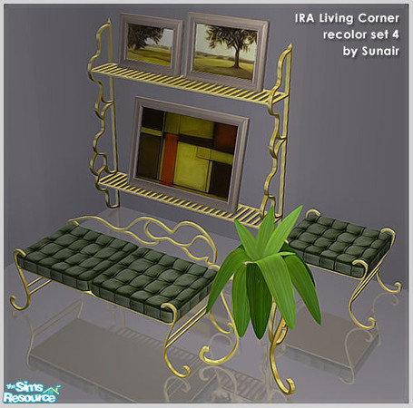 Sims 2 — IRA Living Corner - Recolor set 4 by Sunair — IRA Living Corner - Recolor set 4 (nature)