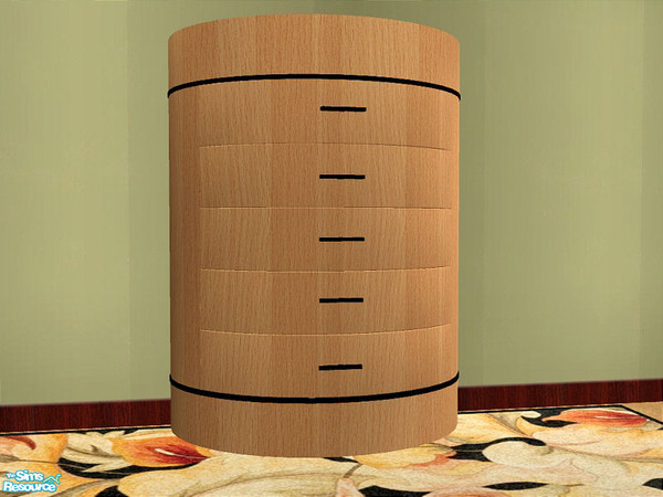Sims 2 — Simple Bedroom Wood - Chest by detimgi — Beechwood recolor of the Simple Bed room.Animated