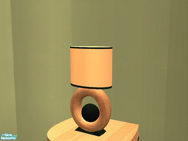 Sims 2 — Simple Bedroom Wood - Lamp by detimgi — Beechwood recolor of the Simple Bed room.
