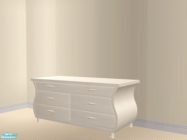 Sims 2 — Fia Red Bedroom - Dresser by detimgi — Red recolor of the Fia bedroom.non-animated