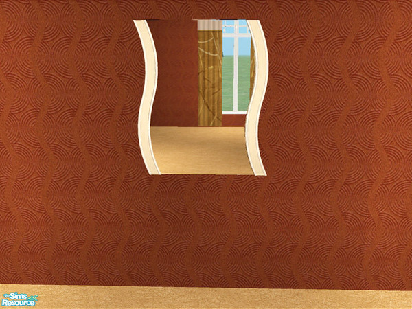 Sims 2 — Fia Beige Bedroom - Mirror by detimgi — Beige recolor of the fia bedroom