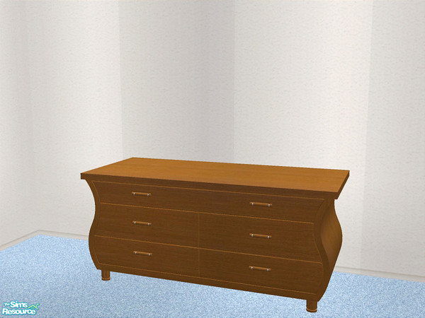 Sims 2 — Fia Blue Bedroom - Dresser by detimgi — Blue recolor of the Fia Bedroom-non-animated