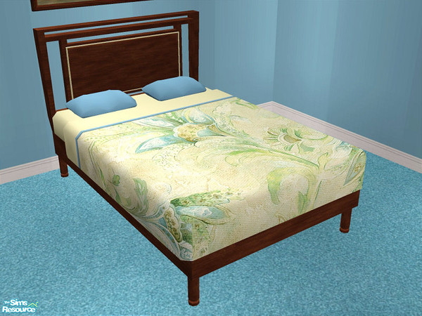 Sims 2 — Fia Bedroom - Bedframe by detimgi — A new bedroom set.8 new meshes and two recolors.The recolors are the