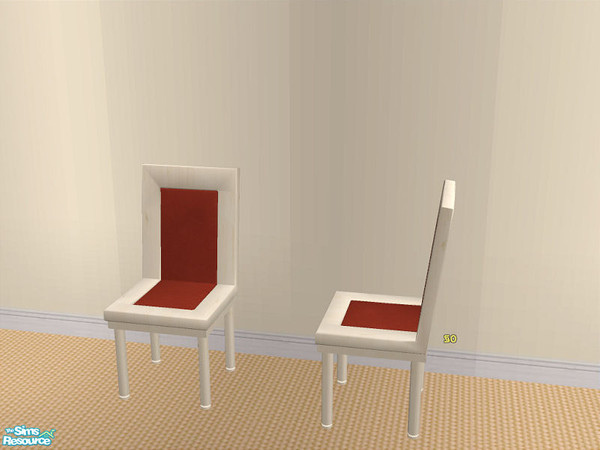 Sims 2 — Fia Dining Red -Chair by detimgi — Red recolor of the Fia dining room made to match the red Fia living set