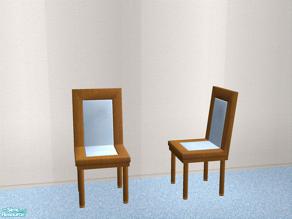 Sims 2 — Fia Dining Blue - Chair by detimgi — Recolor of the Fia dining room made to match the blue Fia living set