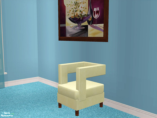 Sims 2 — Fia Living Room - Chair by detimgi — New living room set.9 new meshes and 1 recolor-painting recolor of the