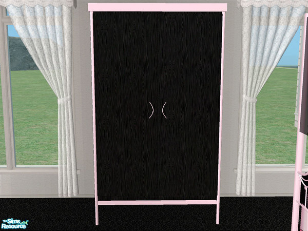 Sims 2 — Garcell Bedroom - Armoire by detimgi — Recolor of the Claire bedroom.