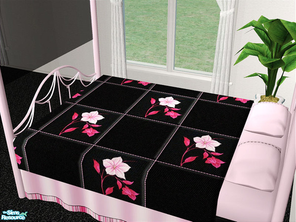Sims 2 — Garcell Bedroom - Bedding by detimgi — Recolor of the Claire bedroom.1 new mesh-bedskirt.I love the bedskirt by