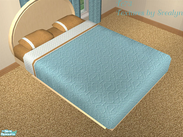 Sims 2 — TC73 Swanvale Bedroom - Bedding by detimgi — Recolor of the Swanvale bedroom using beautiful textures provided
