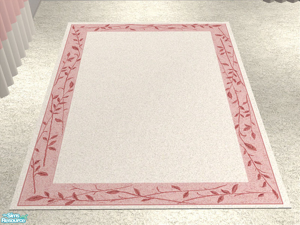 Sims 2 — Spell Living Pink - Rug by detimgi — A pink and white recolor of the Spell living room.Recolor of the 3x4