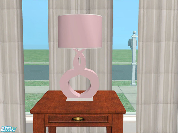 Sims 2 — Parlor Lamps - Pink by detimgi — Six recolors of the country parlor lamp.