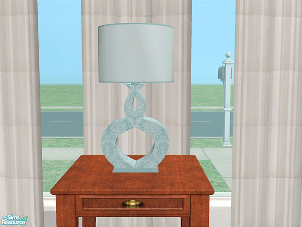 Sims 2 — Parlor Lamps - Seafoam Green by detimgi — Six recolors of the country parlor lamp.