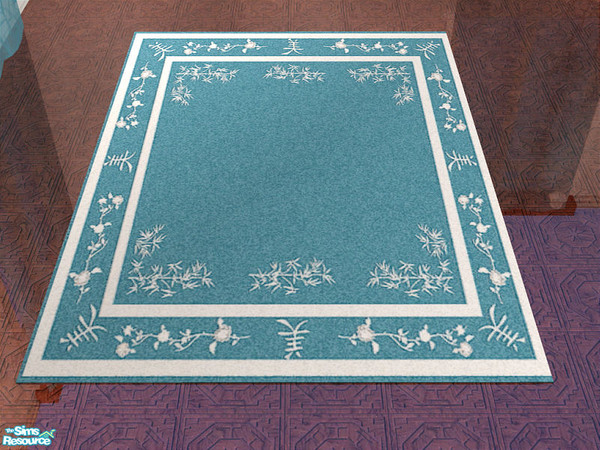 Sims 2 — Melu Living Room - Rug by detimgi — Recolor of the 3x4 rug by Windkeeper