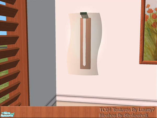 Sims 2 — TC64 Lucia Living Room - Wall Light by detimgi — Recolor of the Lucia Living Room by Shakeshaft using textures