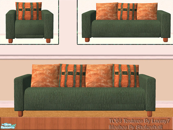 Sims 2 — TC64 Lucia Living Room - Sofa by detimgi — Recolor of the Lucia Living Room by Shakeshaft using textures