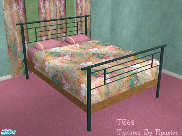 Sims 2 — TC62 Chathem Bedroom - Bedframe by detimgi — The Chathem bedroom set recolored in textures by rpaxton of the
