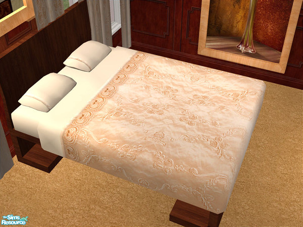 Sims 2 — Matters Bedroom - Bedding by detimgi — Rich dark wood with light wood accents.Mixed with soft colors makes for a