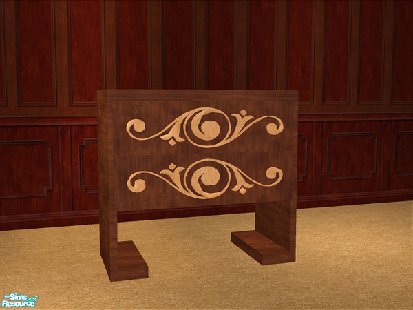 Sims 2 — Matters Bedroom - Dresser by detimgi — Rich dark wood with light wood accents.Mixed with soft colors makes for a