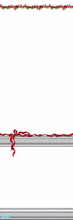 Sims 2 — Christmas 1 by Lorah — 4 Christmas walls in duo sets. 1 set red and green tiles.