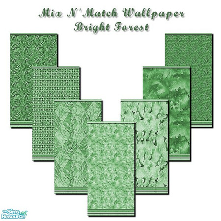 Sims 2 — Mix N Match Bright Forest by iwubu — The perfect final accents to the Color Simplicity Collections. Full and