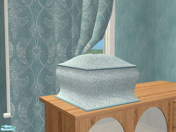 Sims 2 — Rose Dining 2 -Decopot by detimgi — A darker recolor of the rose dining room with one new mesh,the curtains