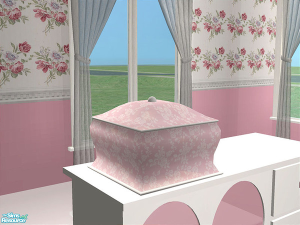 Sims 2 — Rose Dining Room - Decopot by detimgi — New mesh set consisting of a dining table,chair,sideboard,franken-meshed