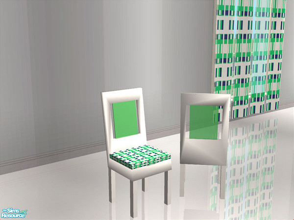 Sims 2 — Zeal Dining-Lime - Chair by detimgi — Recolor of the zeal dining room chair
