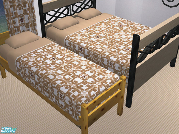 Sims 2 — Gionnese Bedroom - Bedding by detimgi — A mix of neutral tones