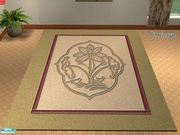 Sims 2 — DS Living 1 - Rug by detimgi — recolor of 3x4 rug mesh by windkeeper