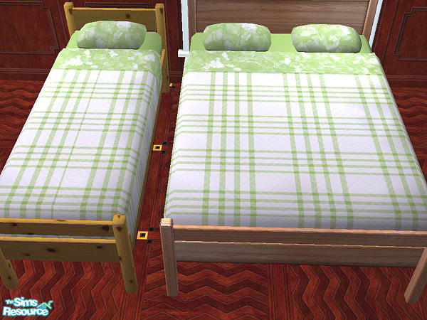 Sims 2 — Granny Apple Bedroom - Bedding by detimgi — 