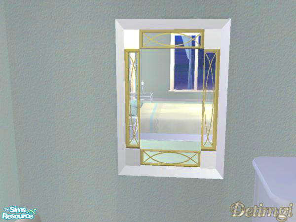 Sims 2 — Her Bedroom - Mirror by detimgi — Recolor of the maxis manor house multi mirror