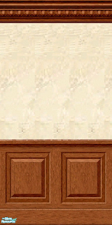 Sims 2 — "Romance" Wall 5 - Medium Wood by jembaby04 — The first of 4 wall sets for your romantic sims. Use