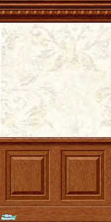 Sims 2 — "Romance" Wall 1 - Medium Wood by jembaby04 — The first of 4 wall sets for your romantic sims. Use