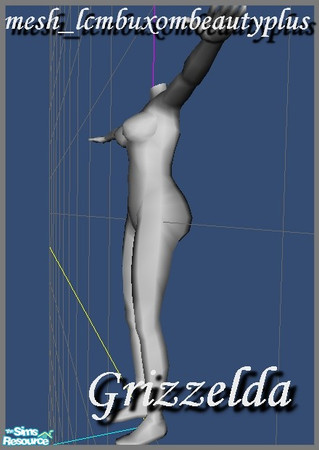 Sims 2 — mesh_lcmbuxombeautyplus by Grizzelda — Make sure to look for textures to go with this new mesh. This mesh has