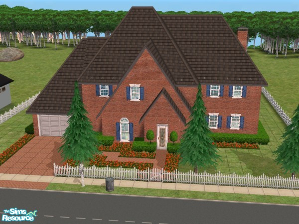 Sims 2 — 100 Hampton Court by bcfox40 — The first in the Hampton Court series, this home features 4 spacious bedrooms,
