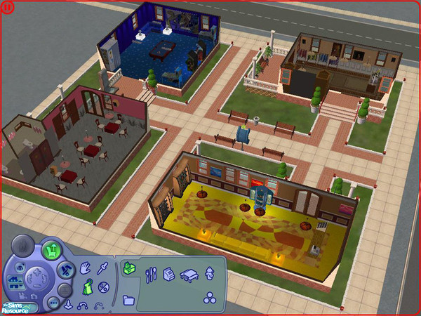 Sims 2 — Z.A.V's Shops by Sheera — Just visit this lot , u and ur date will have lot's of fun .. 