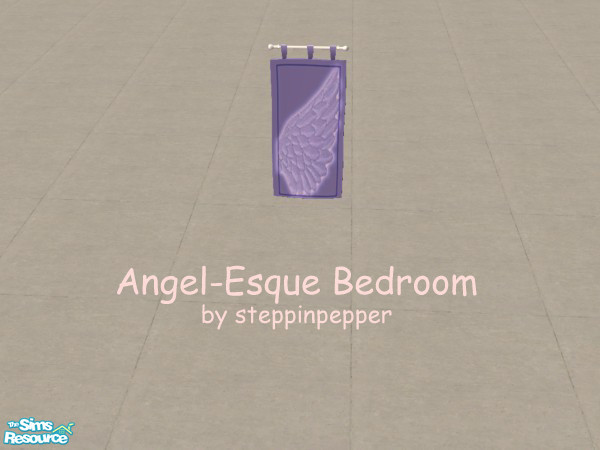 Sims 2 — Angel-Esque Wall Hang 2 by steppinpepper — Part of Angel-Esque Bedroom set