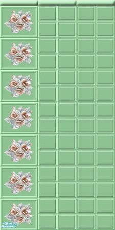 Sims 2 — Wall and floor - Set 3 - B32 Wall Set3 Green4 by Birba32 — 