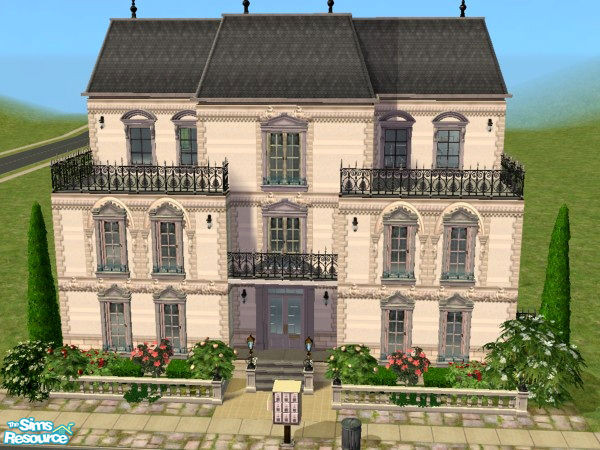 Sims 2 — Champs-Elysees Apartments by Ame-C — 2 Apartments with lots of space for the sim with expensive taste!