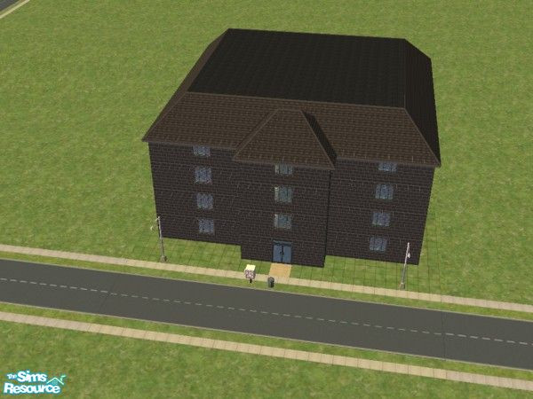 Sims 2 — Fenix Condominium\'s by darksoul1978 — Lot has 16 units for rent at 2000 a week each apartment has 1 bed and 1