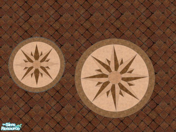 Sims 2 — Maxis Match: Small Rug 3 by c_literati — A recolor of the smallest size of the Recalling Rug to the Inlaid
