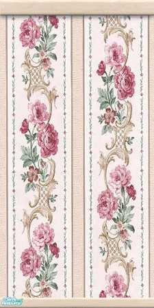 Sims 2 — Soft Stripes - 07 by Raveena — Soft striped wallpaper