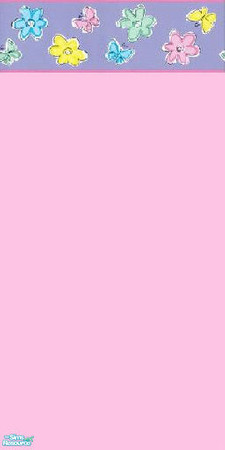 Sims 2 — FloweryButterflySet - Pink by wb_rumor — TSRAA--PS