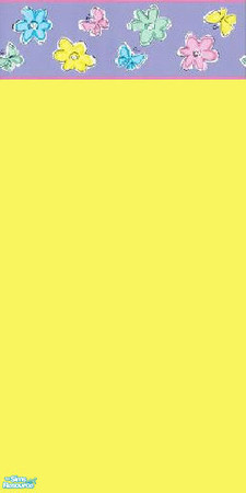Sims 2 — FloweryButterflySet - Yellow by wb_rumor — TSRAA--PS