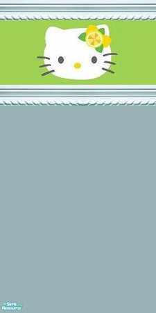 Sims 2 — HelloKittyBorders -Blue by wb_rumor — TSRAA--PS