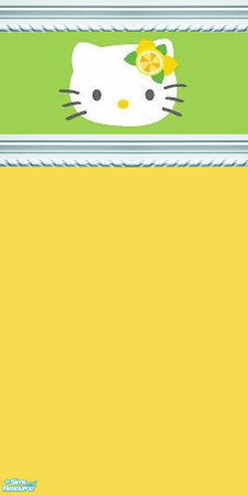 Sims 2 — HelloKittyBorders - Yellow by wb_rumor — TSRAA--PS